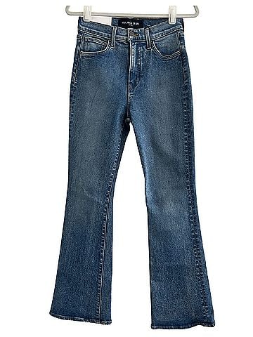 Veronica Beard Beverly Loafer Skinny Flare Jeans (view 1)