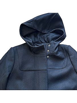 J.Crew Melton Wool Coat with Hood Coat (view 2)