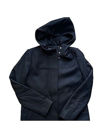 J.Crew Melton Wool Coat with Hood Coat (view 1)