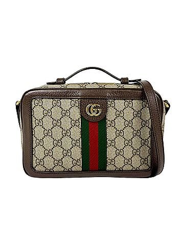Gucci Gucci Ophidia GG Supreme Canvas Leather Shoulder Bag, Brown, Men's/Women's, 739392 z11153 (view 1)