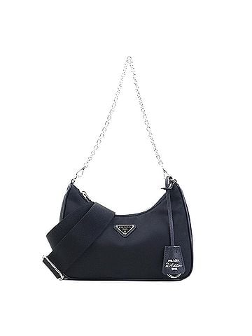 Prada Prada PRADA Shoulder Bag Re-Edition 2005 Nylon Black Silver Women's e62304a (view 1)