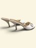 Fioni White Heels Size 7 1/2 - photo 3
