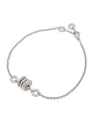 Bvlgari BVLGARI B.zero1 Save the Children Bracelet Chain 18KWG White Gold (view 2)