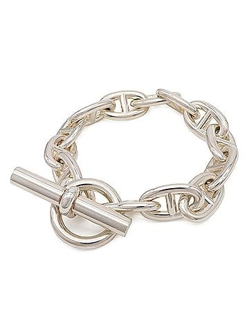 Hermès HERMES Chaine d'Ancre TGM Bracelet, 13 links, Ag925/SV925 Silver (view 2)