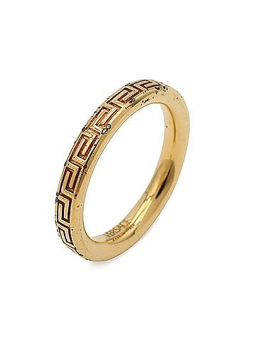 Versace VERSACE Versace Greca Ring GP Gold #19 (approx. Japanese) (view 2)