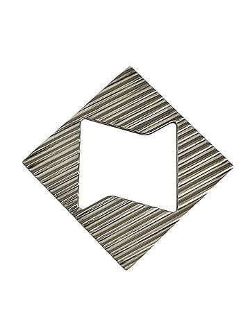 Tiffany & Co. TIFFANY &amp; Co. Tiffany SV Square Stripe Pin Brooch Badge Silver Women's (view 1)