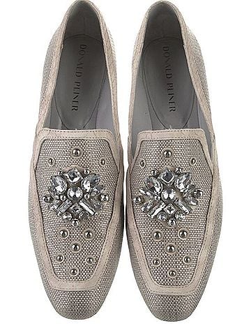 Donald J Pliner Jeweled Slip-On Loafer Flats (view 2)