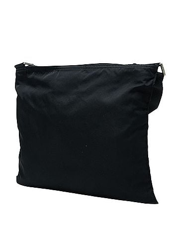 Prada Prada Triangle Logo Plate Crossbody Shoulder Bag, Black Nylon, Women's PRADA (view 2)