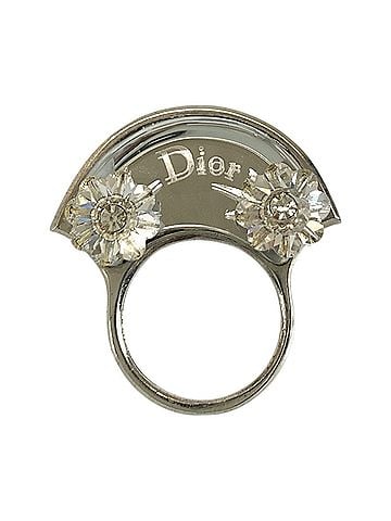 Christian Dior Christian Dior Dior Flower Ring, Silver Metal, Women's Ring (view 1)