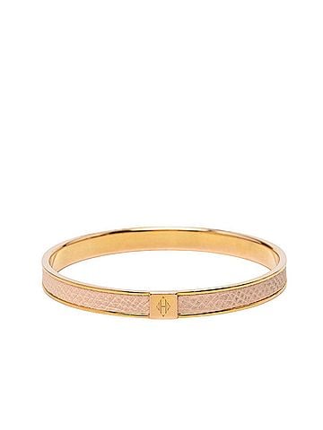 Hermès Hermes Kawaii Bangle Bracelet, Size S, Pink Gold Plated Leather, Women's. (view 1)