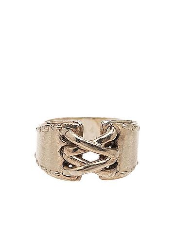 Hermès Hermes Mexico Corset Ring, Size #54, SV925 Silver, Women's. (view 1)