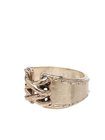 Hermès Hermes Mexico Corset Ring, Size #54, SV925 Silver, Women's. (view 2)