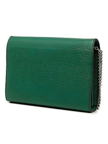 Gucci Gucci Dionysus Crossbody Wallet Chain Shoulder Bag 401231 Green Leather Rhinestone Women's GUCCI (view 2)