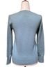 Everlane 100% Cashmere 9% Nylon 1% Elastane Solid Blue Wool Pullover Sweater Size XS - photo 2