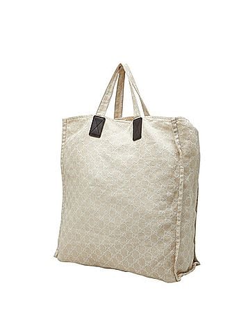 Gucci Gucci GG Canvas Museo Museum Limited Edition Tote Bag 283411 Beige Leather Women's GUCCI (view 2)