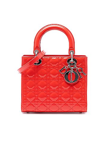 Dior Medium Patent Cannage Lady Dior (view 1)