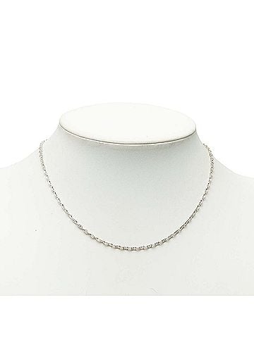 Hermès Hermes Mini Sellier Chaine d'Ancre Necklace, SV925 Silver, Women's, Pre-owned. (view 1)