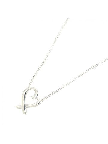 Tiffany & Co. Tiffany &amp; Co. Loving Heart Necklace, Sterling Silver 925, Women's Tone (view 1)
