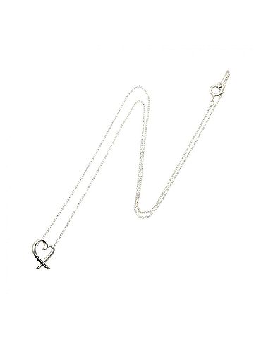 Tiffany & Co. Tiffany &amp; Co. Loving Heart Necklace, Sterling Silver 925, Women's Tone (view 2)