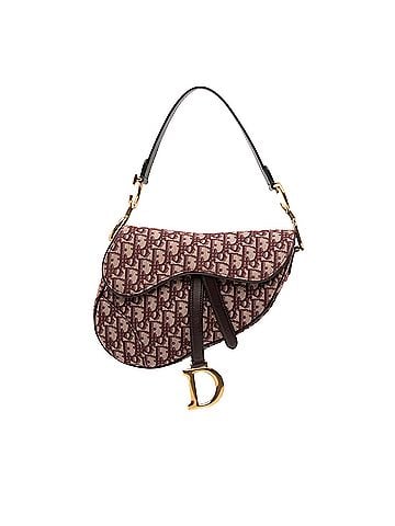 Dior Oblique Canvas Saddle Bag (view 1)
