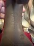 Jessica Simpson Red Satin Strap Up Bow Ankle Pumps Heels - photo 12