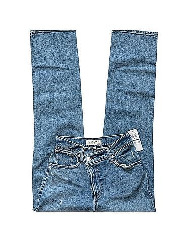 Abercrombie & Fitch Curve Love The 90s Straight Jeans (view 1)