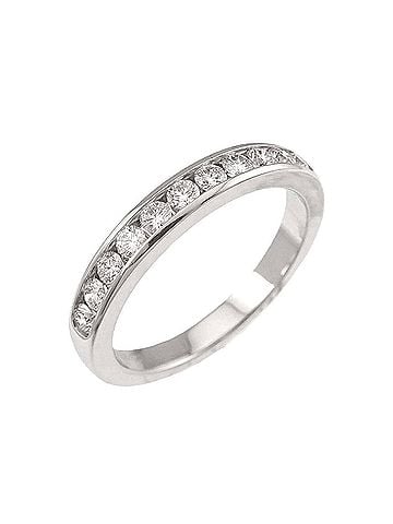 Tiffany & Co. Tiffany &amp; Co. Half Circle Band 1 Ring Diamond Platinum (view 2)