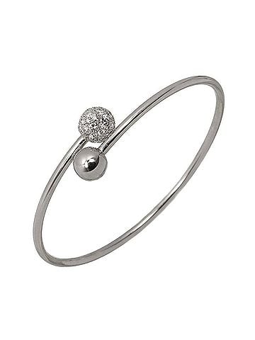 Tiffany & Co. Tiffany &amp; Co. Hardware Ball Pave Diamond Bracelet, 16cm, 18K White Gold (750) (view 2)