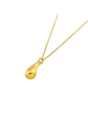 Tiffany & Co. Tiffany &amp; Co. Teardrop Necklace 40cm 18K YG Yellow Gold 750 (view 1)
