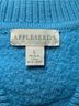Appleseeds 100% Wool Blue Jacket Size L - photo 4