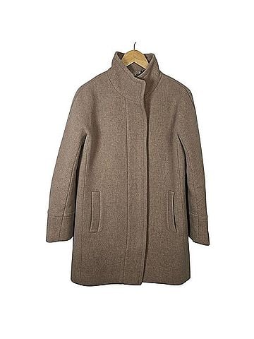 J.Crew Stadium Cloth by Nello Gori Wool Cocoon Coat Coat (view 1)