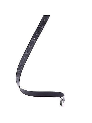 Louis Vuitton LV Initiales Reversible Belt Monogram Eclipse Canvas and Leather Thin (view 2)
