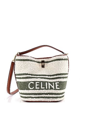 Céline Plein Soleil Bucket 16 Bag Canvas with Leather (view 1)