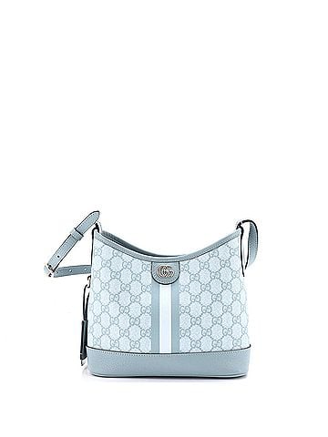 Gucci Ophidia Open Bucket Bag GG Coated Canvas with Leather Small (view 1)