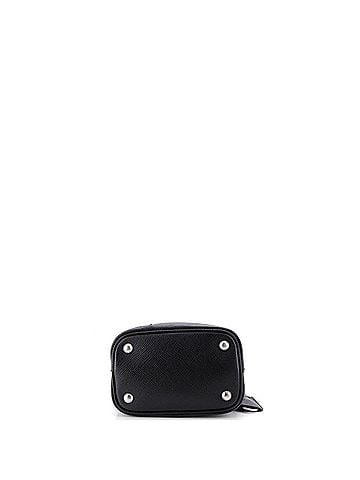 Prada Panier Bucket Bag Embellished Saffiano Leather Small (view 2)