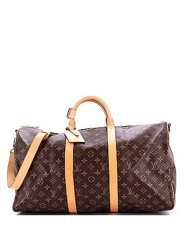 Louis Vuitton Keepall Bandouliere Bag Monogram Canvas 50 (view 1)