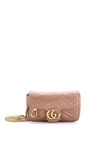 Gucci GG Marmont Flap Bag Matelasse Leather Super Mini (view 1)