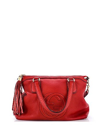 Gucci Soho Convertible Soft Top Handle Bag Leather (view 1)