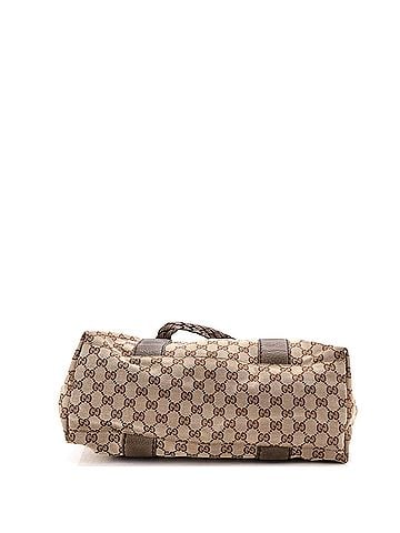 Gucci Bamboo Bar Shoulder Bag GG Canvas Large (view 2)