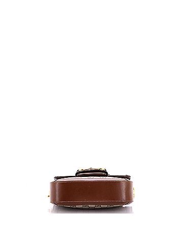 Gucci Horsebit 1955 Shoulder Bag GG Coated Canvas with Leather Mini (view 2)