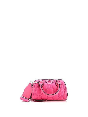 Gucci Ophidia Convertible Boston Top Handle Bag GG Matelasse Nylon with Leather Mini (view 1)