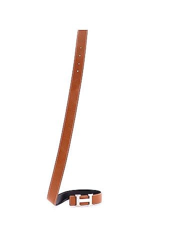 Hermès Constance Martelee H Reversible Belt Leather with Hammered Hardware Medium (view 2)