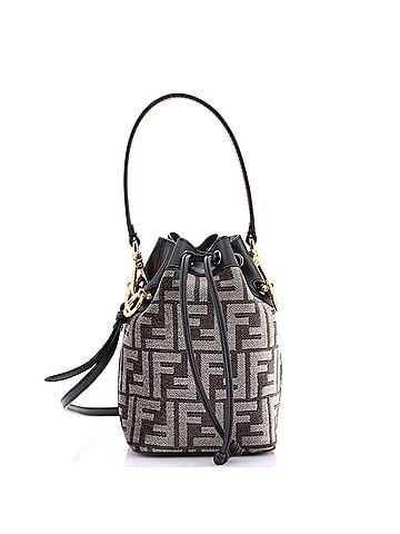 Fendi Mon Tresor Bucket Bag Zucca Tapestry Mini (view 1)