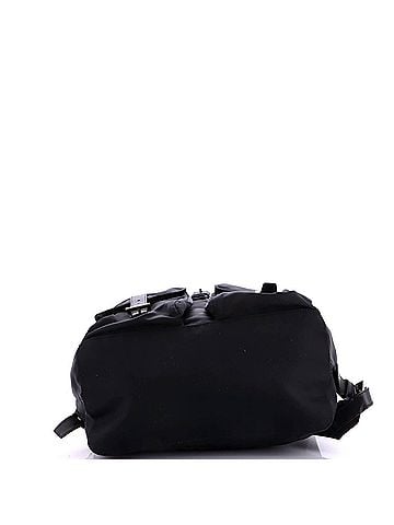 Prada Vela Double Front Pocket Backpack Tessuto with Saffiano Leather Medium (view 2)