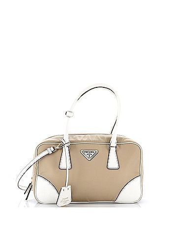 Prada Re-Edition 1978 Bauletto Bag Re-Nylon with Saffiano Leather Medium (view 1)