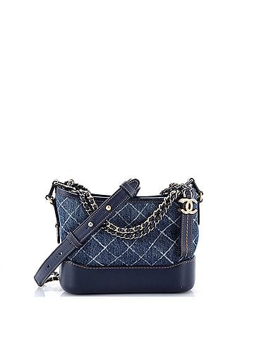 Chanel Gabrielle Hobo Printed Denim and Leather Small (view 1)