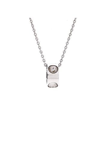 Louis Vuitton Empreinte Pendant Necklace 18K White Gold and Diamond (view 1)