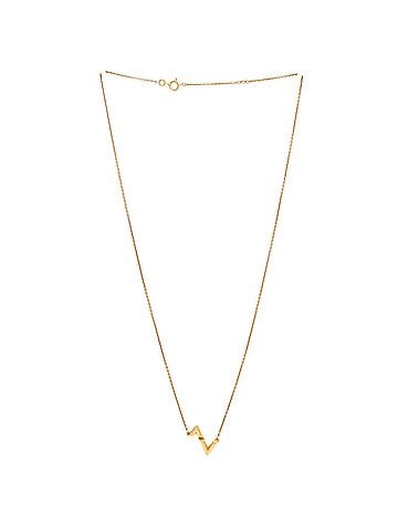 Louis Vuitton LV Volt Upside Down Pendant Necklace 18K Yellow Gold (view 2)