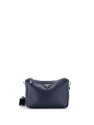 Prada Re-Edition Zip Messenger Bag Saffiano Leather Small (view 1)