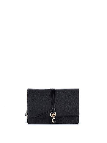 Chloé Alphabet Chain Clutch Bag Leather (view 1)